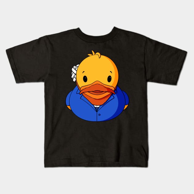 Vincent Van Gogh Rubber Duck Kids T-Shirt by Alisha Ober Designs